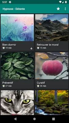 Hypnose android App screenshot 2